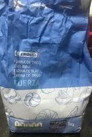 Cantidad de azúcar en Harina de trigo fuerza