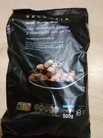Cantidad de azúcar en Muesli con chocolate negro y chocolate con leche