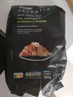 Cantidad de azúcar en Muesli con almendras, avellanas y nueces