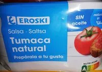 Amount of sugar in Salsa tumaca natural