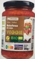 चीनी की मात्रा Boloñesa de soja veggie
