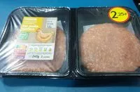 Suhkru kogus sees Hamburguesa de pollo rústico