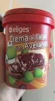 Quantité de sucre dans Crema al cacao con avellanas