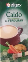 Cantidad de azúcar en Caldo de verduras