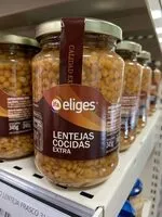 चीनी की मात्रा Lentejas cocidas extra