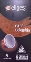 Cantidad de azúcar en Café Colombia