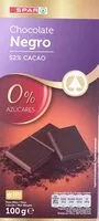 Suhkru kogus sees Chocolate Negro