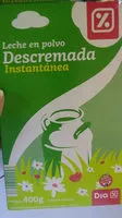Sokerin määrä sisällä Leche en polvo descremada