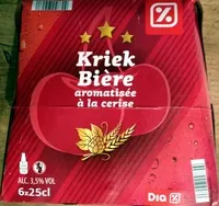 चीनी की मात्रा Kriek Bière