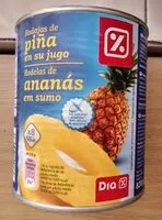 İçindeki şeker miktarı Piña en su jugo