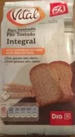 含糖量 Pan tostado 100 integral
