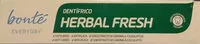 Amount of sugar in Dentífrico herbal fresh