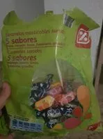Jumlah gula yang masuk Caramelos masticables surtidos