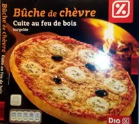 Quantité de sucre dans Bûche de chèvre surgelée cuite au feu de bois