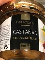 Jumlah gula yang masuk Castañas en almibar