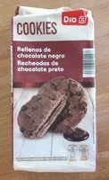 चीनी की मात्रा Cookies rellenas de chocolate negro