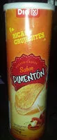 含糖量 Papas sabor pimentón