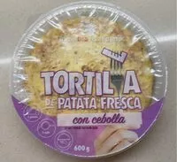 含糖量 Tortilla de patatas fresca con cebolla