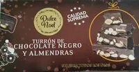 Quantité de sucre dans Turrón de chocolate negro y almendras