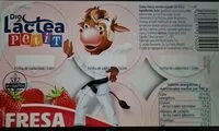 İçindeki şeker miktarı Láctea petit fresa