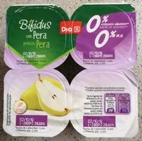 Sokerin määrä sisällä Bifidus con pera
