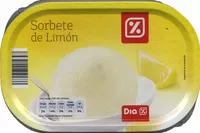 Jumlah gula yang masuk Sorbete limón