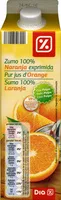 含糖量 Zumo de naranja 100% con pulpa