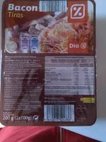 Quantité de sucre dans Bacon tiras