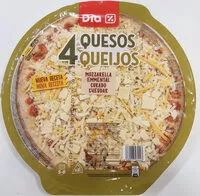 Quantité de sucre dans Pizza 4 quesos