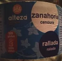 Amount of sugar in Zanahoria rallada