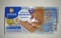 चीनी की मात्रा Dulce de membrillo (light)