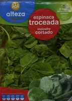 Quantité de sucre dans Espinaca troceada