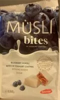 入っている砂糖の量 Musli bites