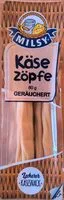 Suhkru kogus sees Käse Zöpfe geräuchert