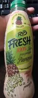 Suhkru kogus sees Fresh 100% pineapple