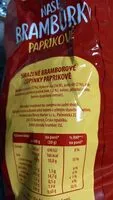 Cantidad de azúcar en Naše brambůrky paprikové