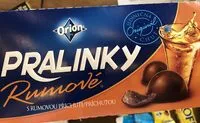 Suhkru kogus sees Pralinky rumové