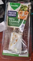 Suhkru kogus sees Protein Sandwich krůta a hummus