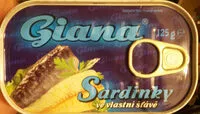Suhkru kogus sees sardinky ve vlastní šťávě