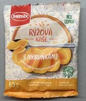 Sokerin määrä sisällä Rýžová kaše s meruňkami