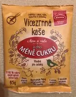 Sokerin määrä sisällä Vícezrnná kaše