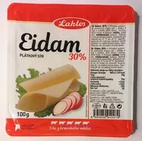 Количество сахара в Eidam plátkový sýr 30%