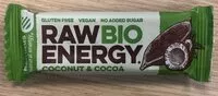 İçindeki şeker miktarı Raw bio energy peanuts & cocoa
