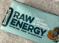 İçindeki şeker miktarı Raw energy salted caramel & peanuts
