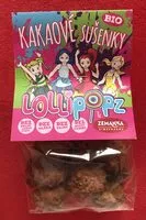 Количество сахара в Lollipopz kakaové bio sušenky