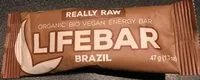 Suhkru kogus sees Lifebar Brazil
