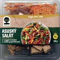 Sokerin määrä sisällä Asijský salát