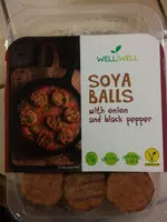 Suhkru kogus sees soya balls