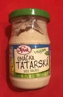 Amount of sugar in Tatarská omáčka bez vajec