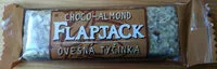 Jumlah gula yang masuk Flapjack - ovesná tyčinka choco-almond